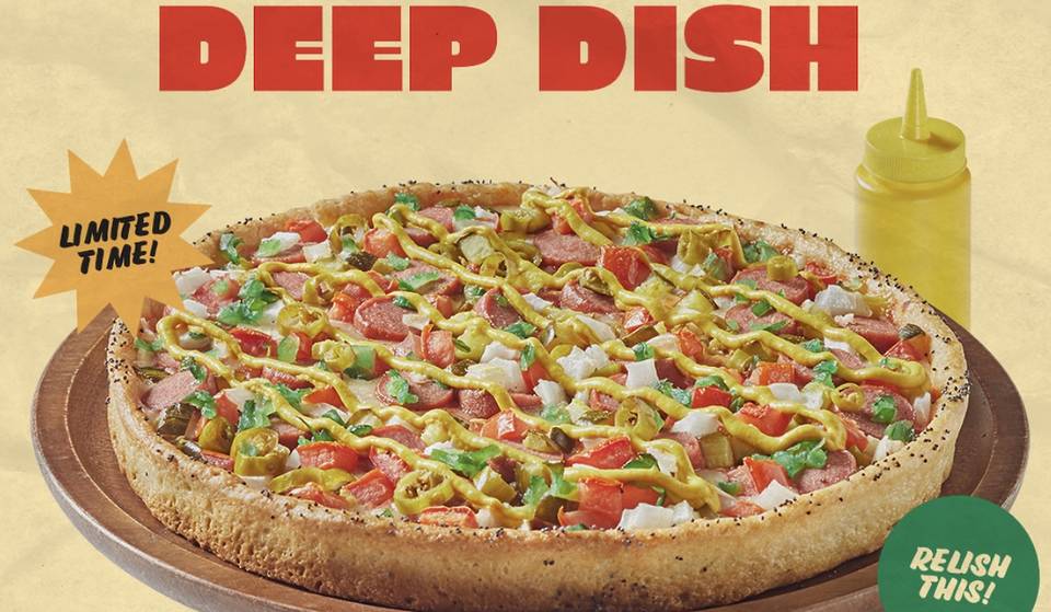¿Chicago Dog Deep Dish? Lou Malnati’s y Portillo’s presentan una nueva y alocada pizza conjunta