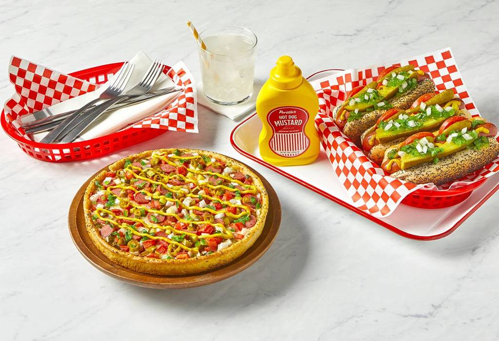Portillo's X Lou Malnati's Chicago Dog Deep Dish