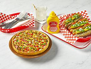 Chicago Dog Deep Dish? Lou Malnati&#8217;s and Portillo&#8217;s Unveil Wacky New Pizza Collab