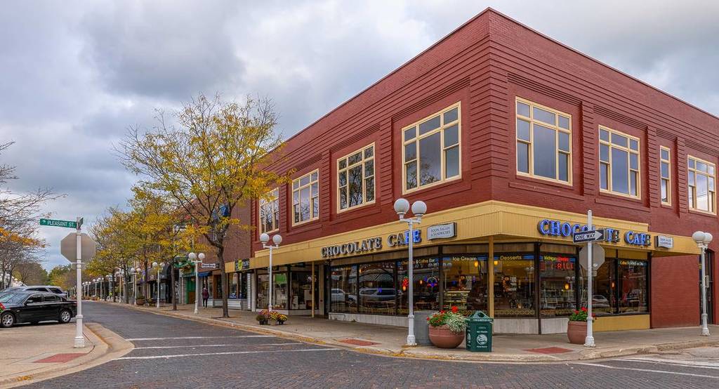 The business district on State Street
