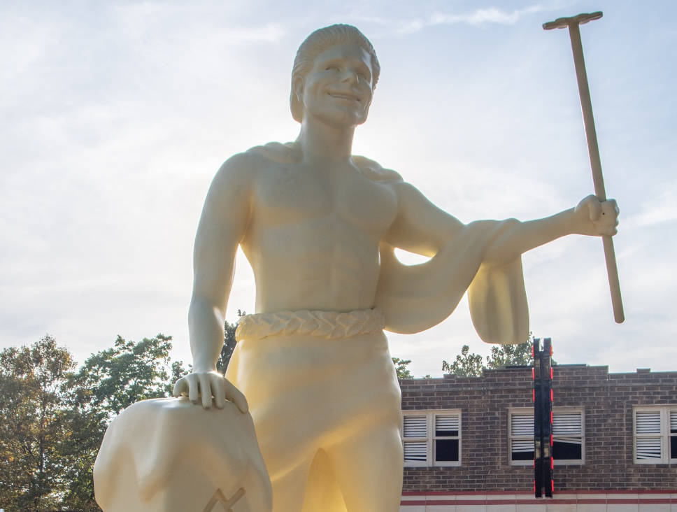 Butter Statue of John Stamos at Riot Fest 2024