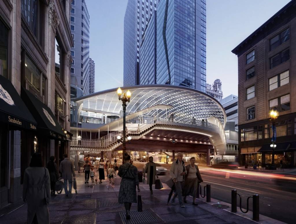 Rendering of State and Lake remodel