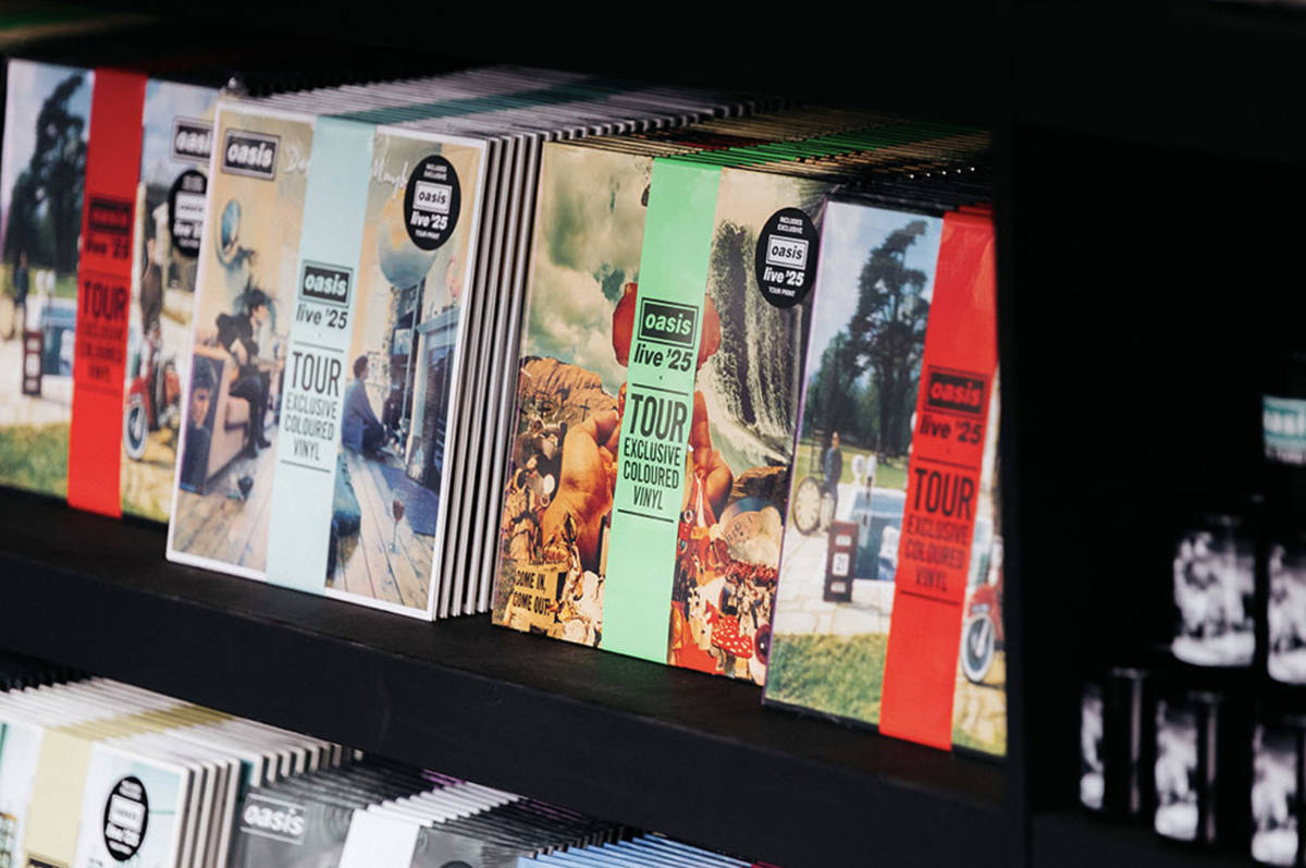 Oasis fan store merch