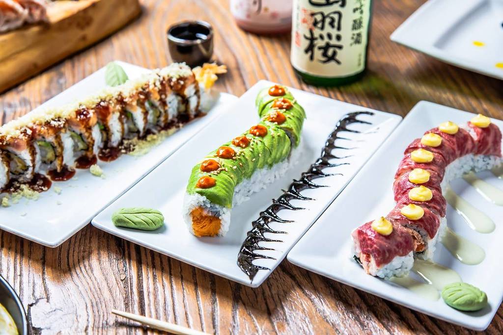 Sushi platter from Sunda New Asian