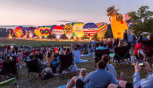 Just 3 hours from Chicago, Indiana’s largest balloon festival returns this September with 350-foot aerial rides, corn mazes, and glowing night launches