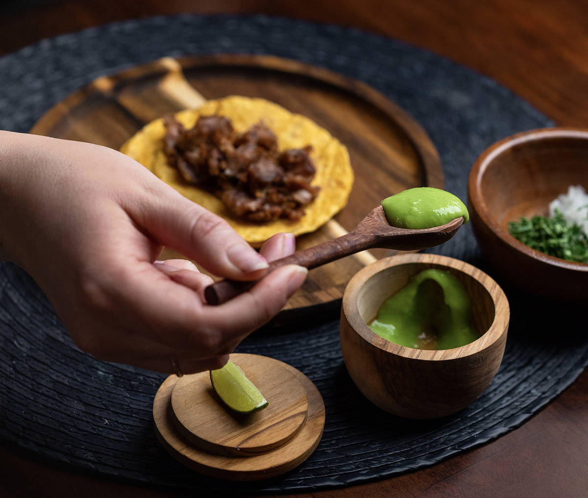 Taco omakase at Cariño