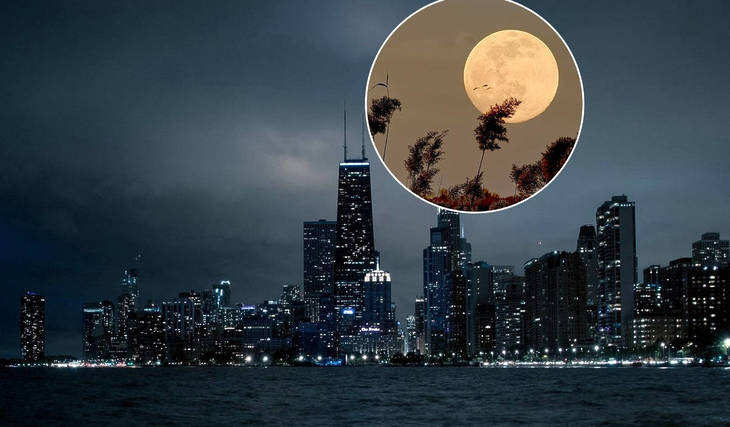 September full moon in Chicago—where to watch the Harvest Moon rise