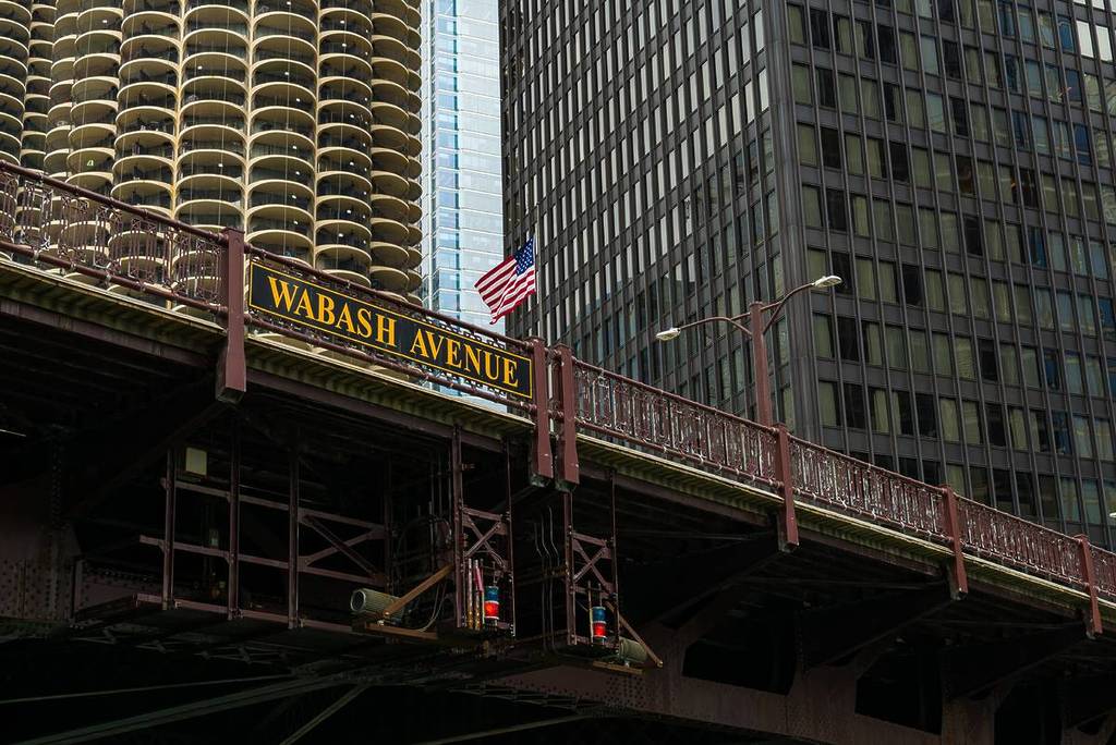 Puente de la Avenida Wabash en Chicago