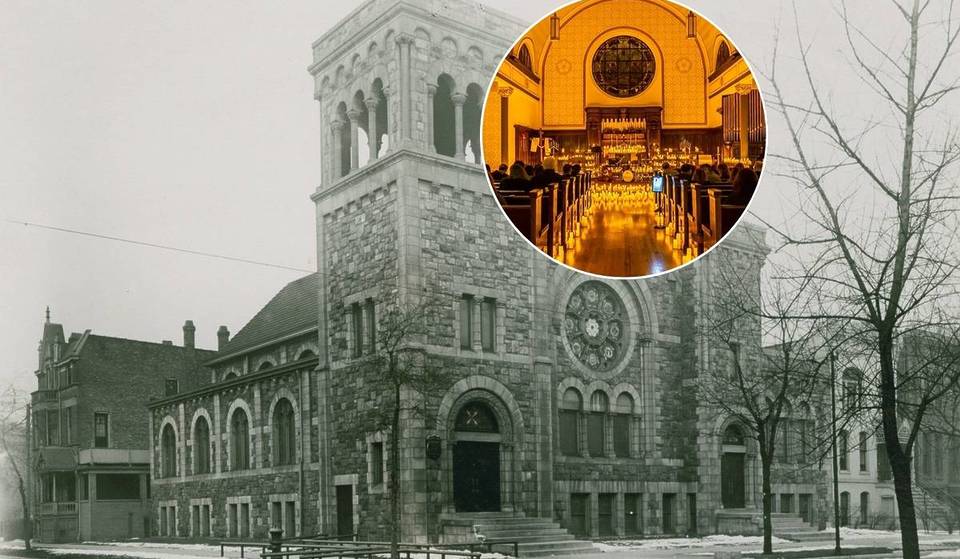 This Gothic Church In Chicago Turns Into A Spellbinding Halloween Stage — And Its Tower Rises As One Of The City’s Most Striking Landmarks