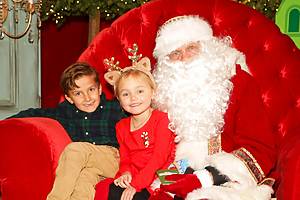 Kids explore Passport to Santa