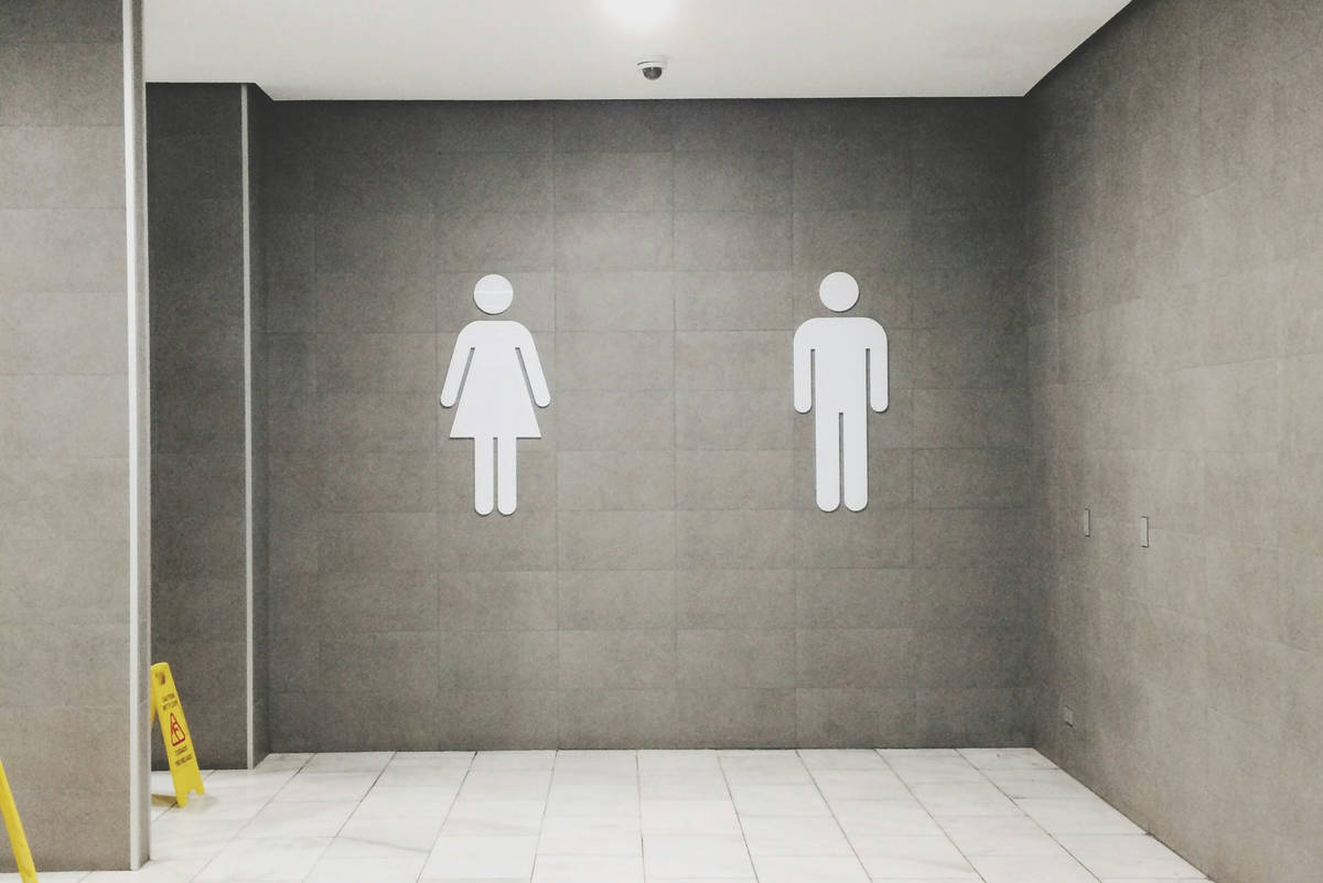 Bathroom sign