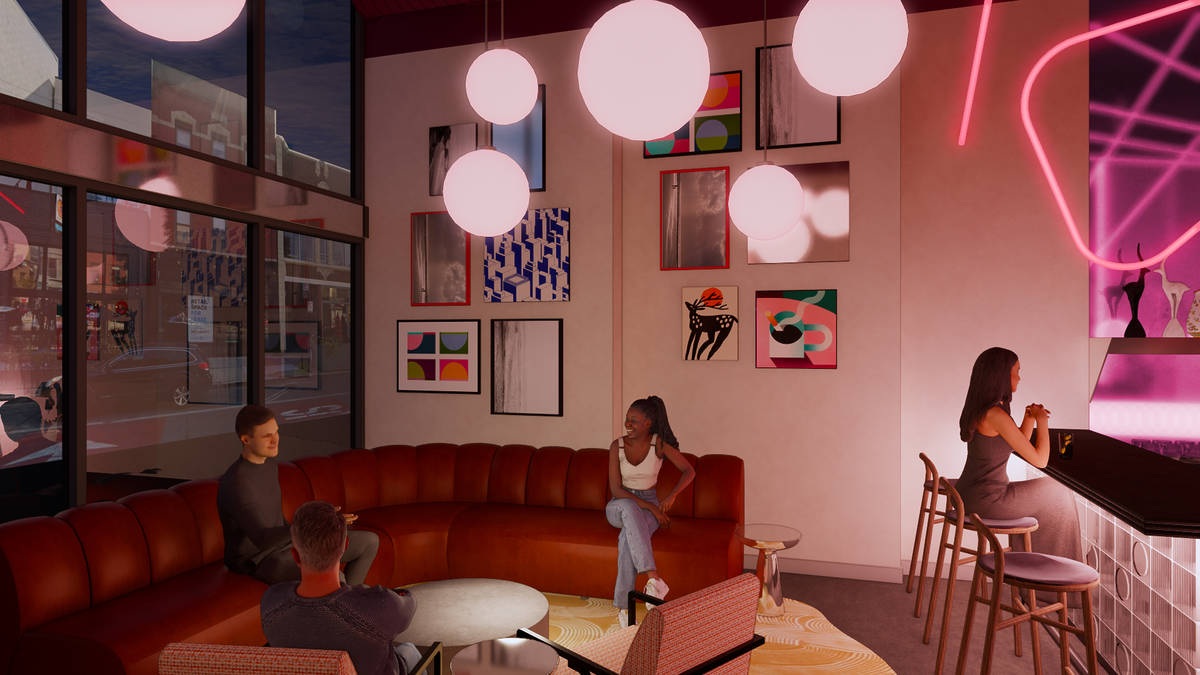 Bar Bambi interior rendering