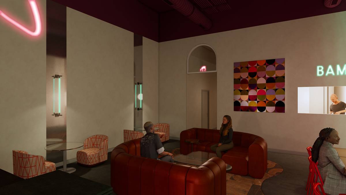Bar Bambi interior rendering