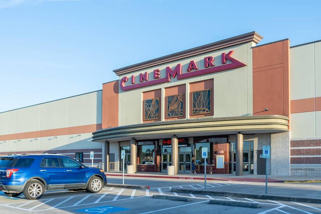 A Cinemark Movie theater in Pearland, Texas, USA.