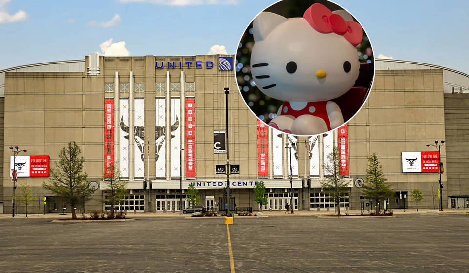 Conoce la toma de Hello Kitty en el United Center: una noche única de baloncesto y peluches.