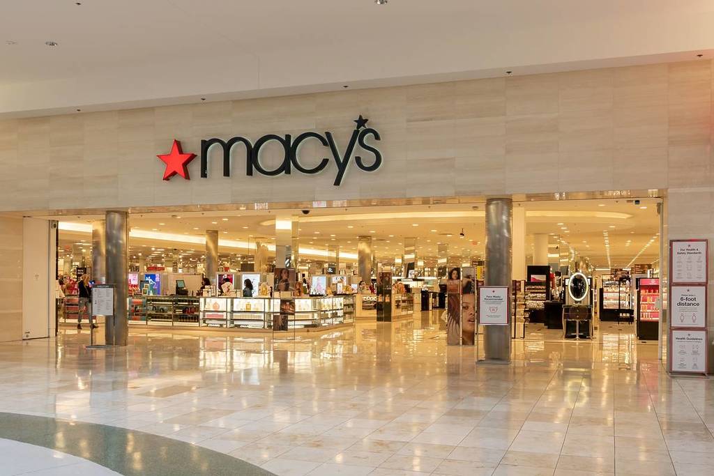 A Macy's store at a shopping mall is shown in Houston, Texas, USA. Macy's is an American chain of department stores.