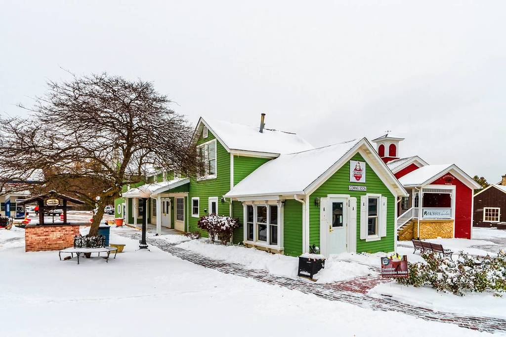 Historical Long Grove Town view in Illinois State