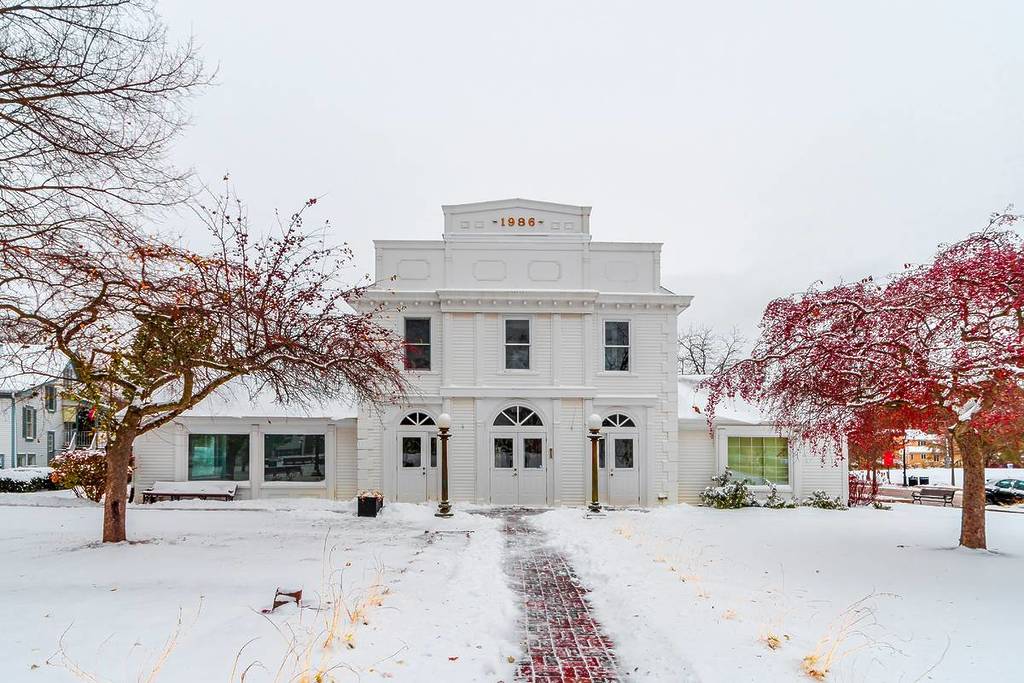 Historical Long Grove Town view in Illinois State
