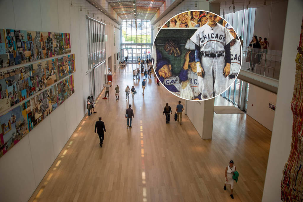 La primera obra de Norman Rockwell en la colección del Instituto de Arte ha llegado oficialmente, y es la única que representa a este emblemático equipo estadounidense.