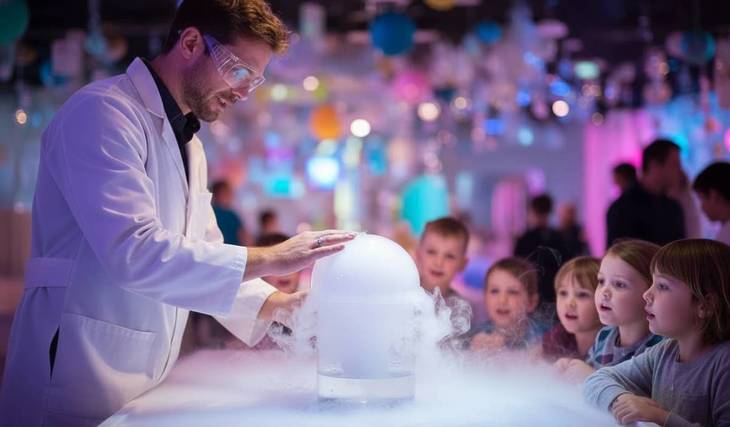 This Interactive Science Lab in Chicago Lets Kids Trade Screen Time For Bubbling Beakers — And You Won’t Have To Clean Up The Mess