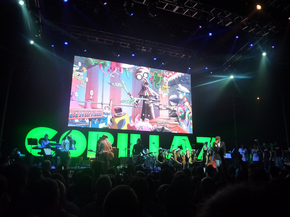 Gorillaz concert in 2010
