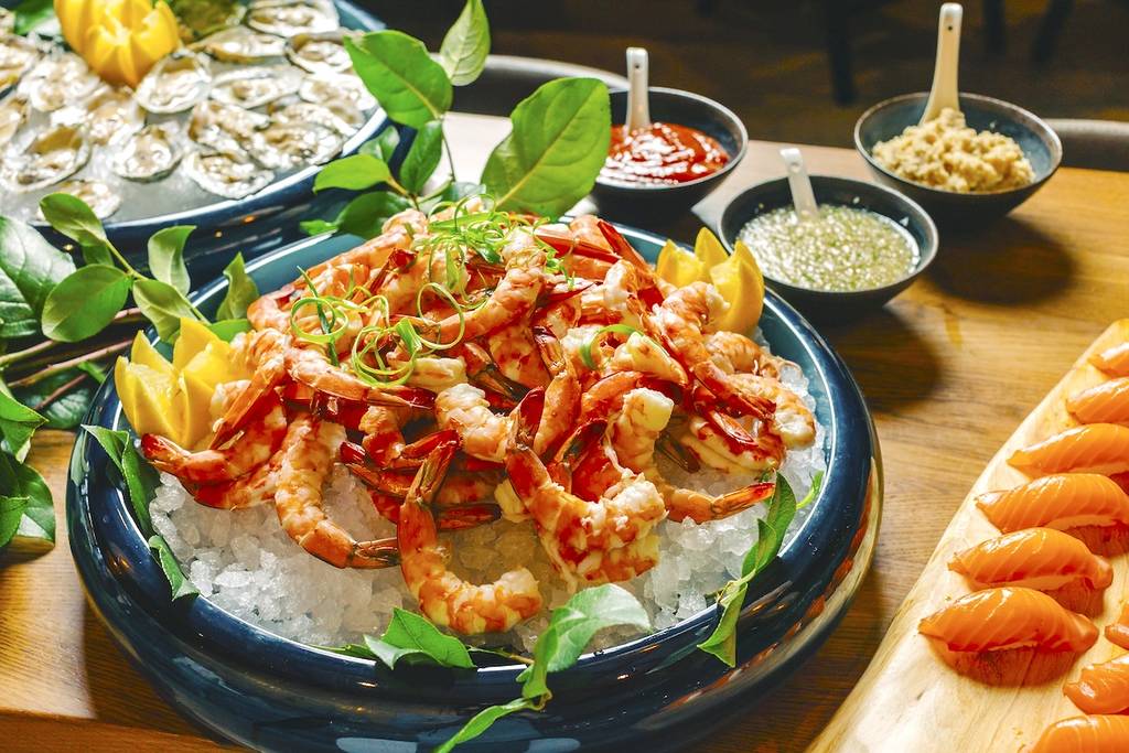 Surtido de marisco de Sunda New Asian