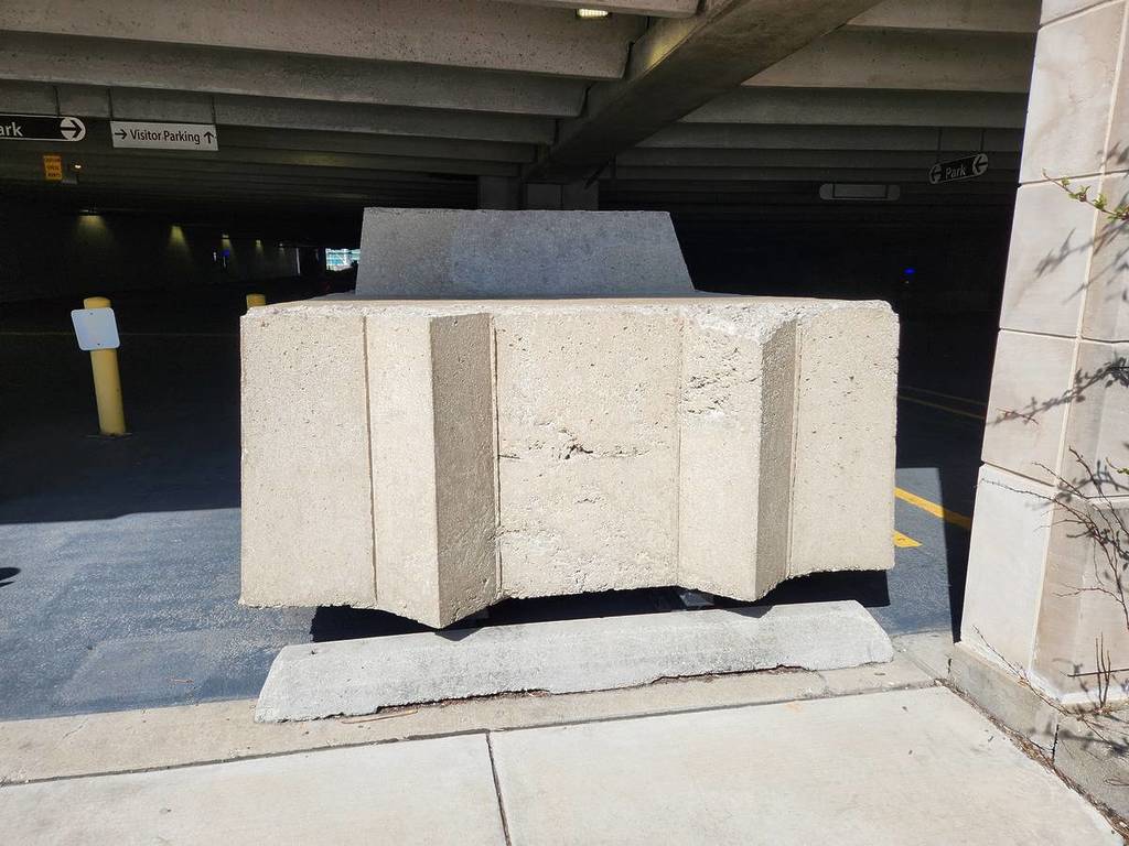 1957 Cadillac Encased in Cement, Concrete Traffic public art by Wolf Vostell, car, conceptual, contemporary