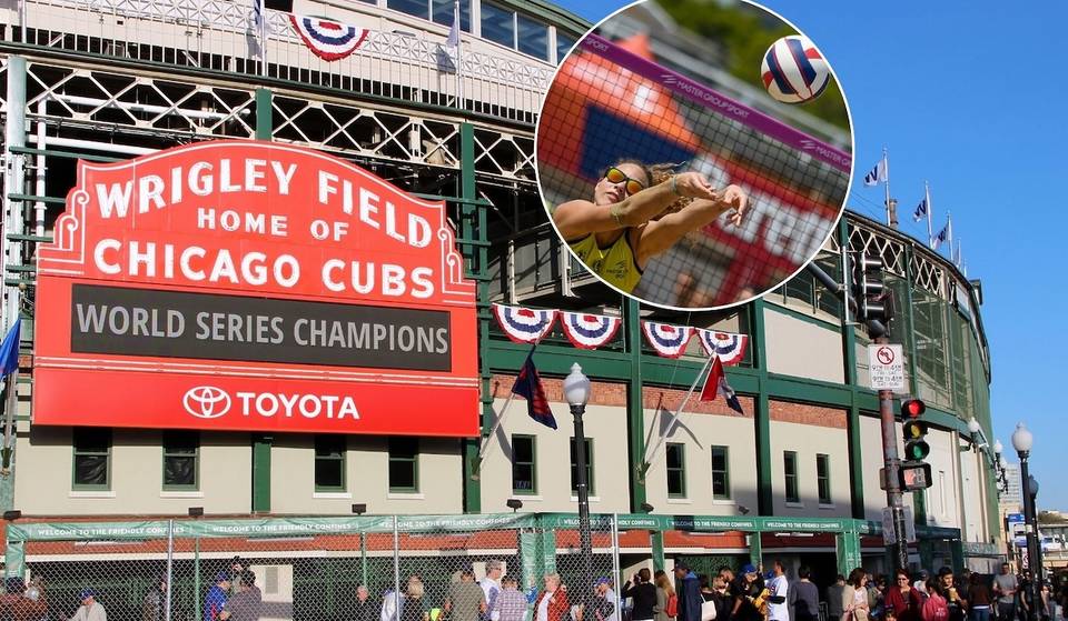 El Wrigley Field acogerá su primer doble partido de voleibol universitario este septiembre