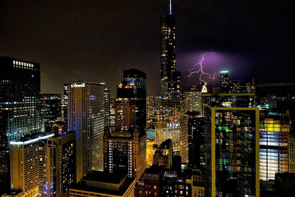 Tormenta en Chicago, alrededor de 2015