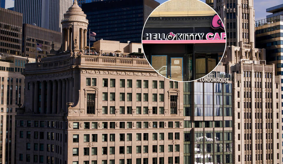 Chicago tendrá su primer Hello Kitty Café dentro de uno de los edificios históricos más emblemáticos de la ciudad