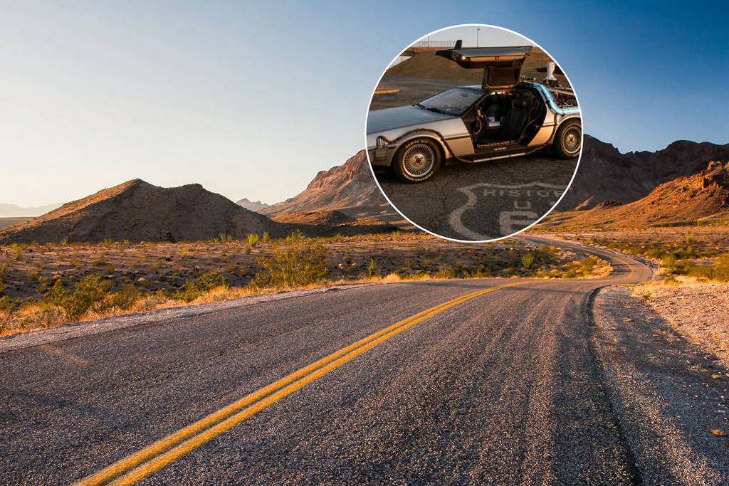 Por solo 1 dólar, podrás conducir el DeLorean vintage de «Regreso al futuro» por la Ruta 66 este verano