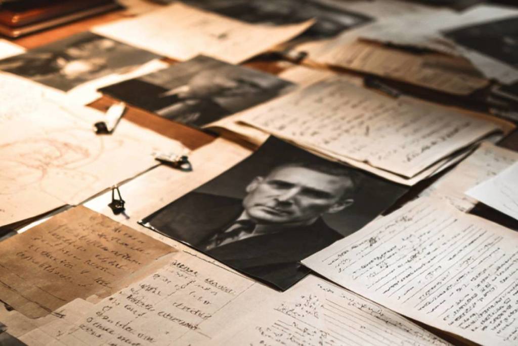 Documentos e imágenes del Dr. Frankenstein en The Jury Experience 