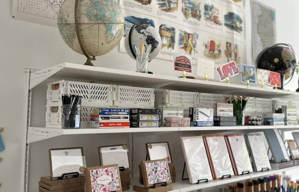 After outgrowing its tiny storefront, this popular stationery shop in Chicago has officially moved to a massive new retail space on Clark Street