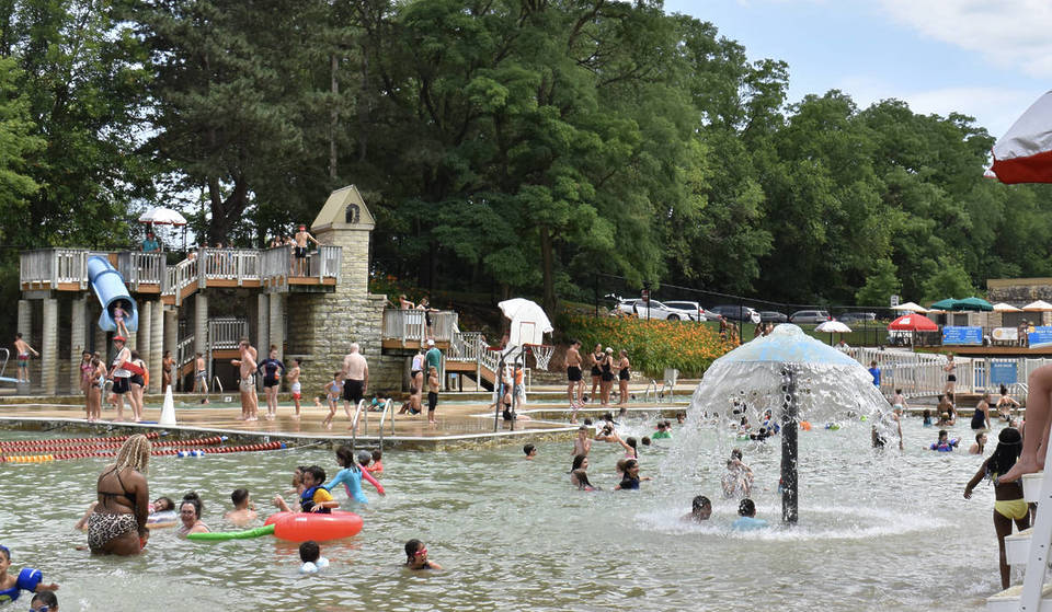 Only 1 hour from Chicago: this massive 6,000 sq ft outdoor swimming quarry offers private evening rentals all summer