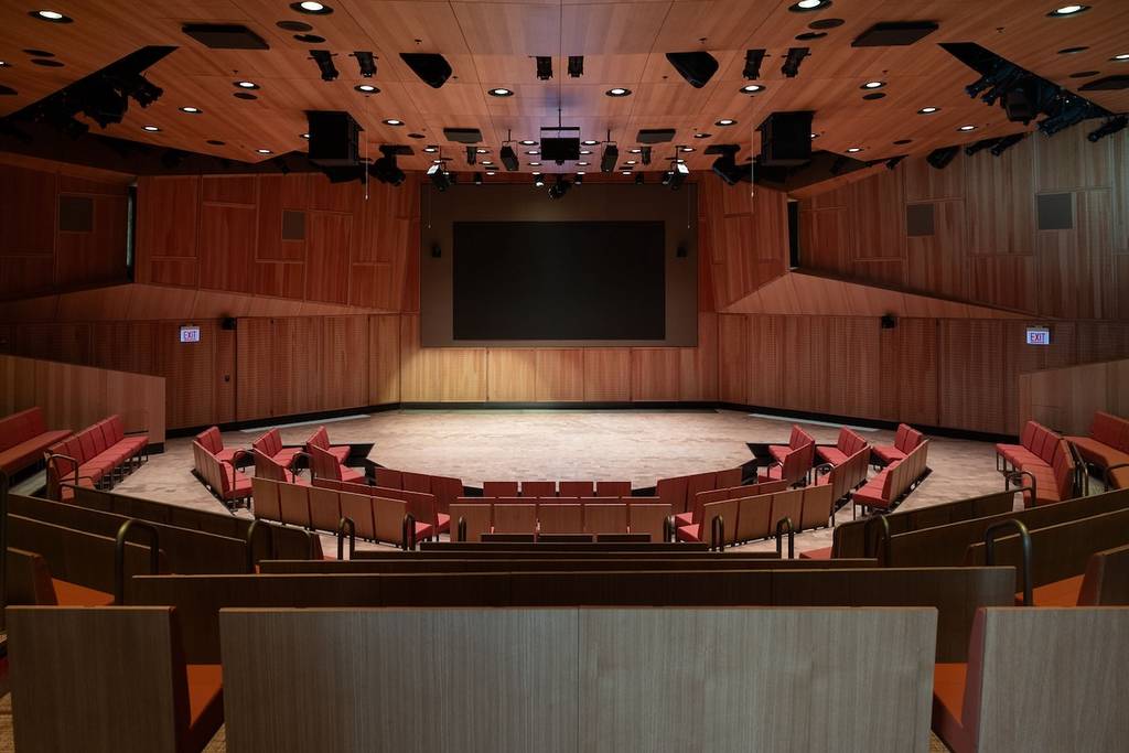 Auditorio del Museo del Centro Presidencial Obama en Chicago, Illinois, el miércoles 8 de abril de 2026. (Fundación Obama)
