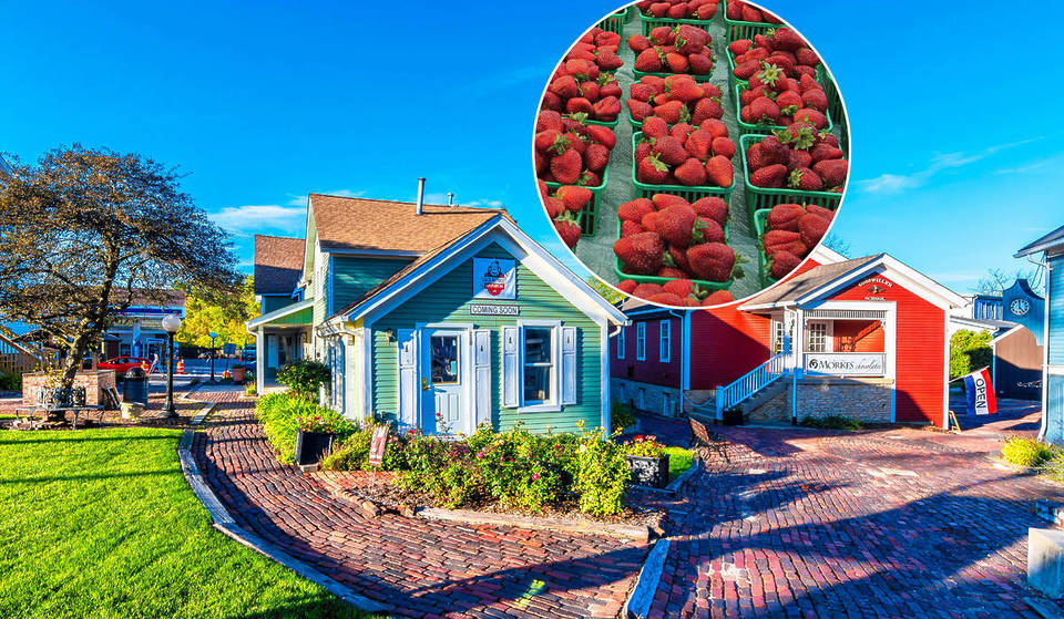 1 hour from Chicago: Long Grove is hosting its 3-day summer Strawberry Fest this June with live music and $7 admission