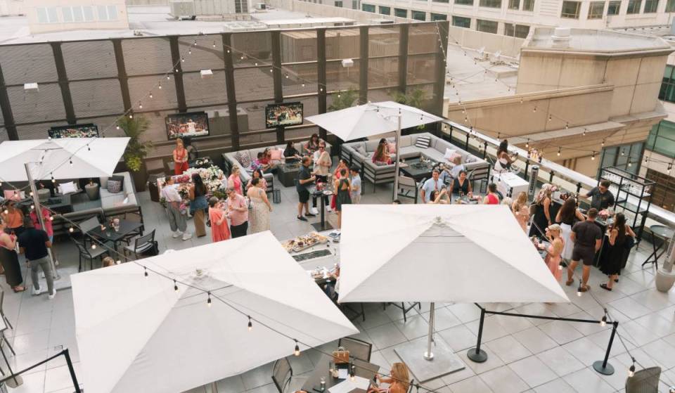 Chicago’s underrated fifth-floor terrace is throwing a massive summer kickoff soirée today—featuring live music and all-inclusive tickets
