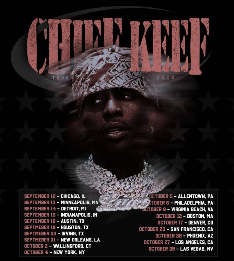 Cartel de la gira de Chief Keef
