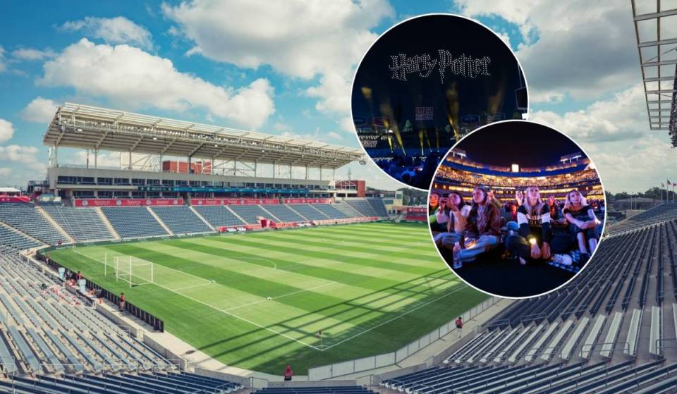 The Midwest’s premier soccer stadium is hosting a massive Harry Potter™ 25th anniversary drone show in Chicago this weekend only — here’s when