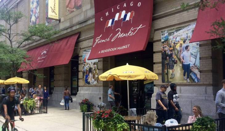 One of Chicago’s oldest market halls operates under a historic vaulted roof—complete with artisan eats and European charm