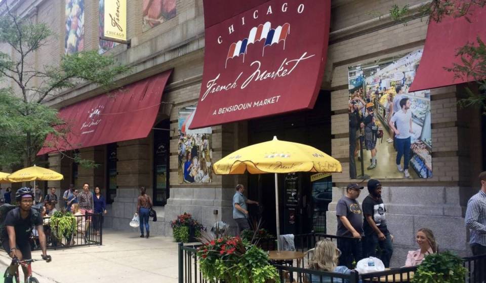 One of Chicago’s oldest market halls operates under a historic vaulted roof—complete with artisan eats and European charm