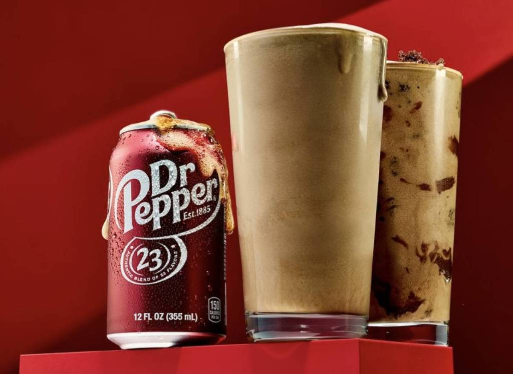 Portillo’s pairs with Dr Pepper for a new nostalgic summer treat—and you can even get their famous ‘Chocolate Cake’ blended right into the shake