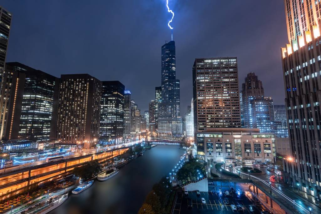 Lightning in Chicago