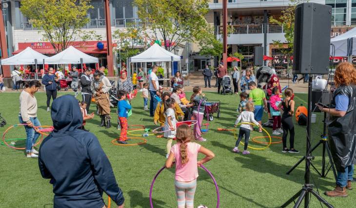 Three fall festivals are coming to this Chicagoland entertainment district in September—only 30 minutes from downtown