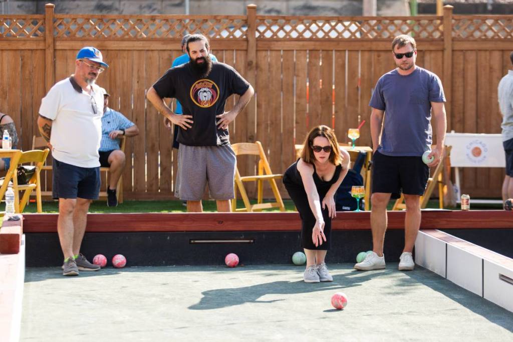Inside Chicago’s first dedicated bocce clubhouse: This massive 15,000-square-foot West Town spot features Italian-crafted courts, a lounge, and coworking space