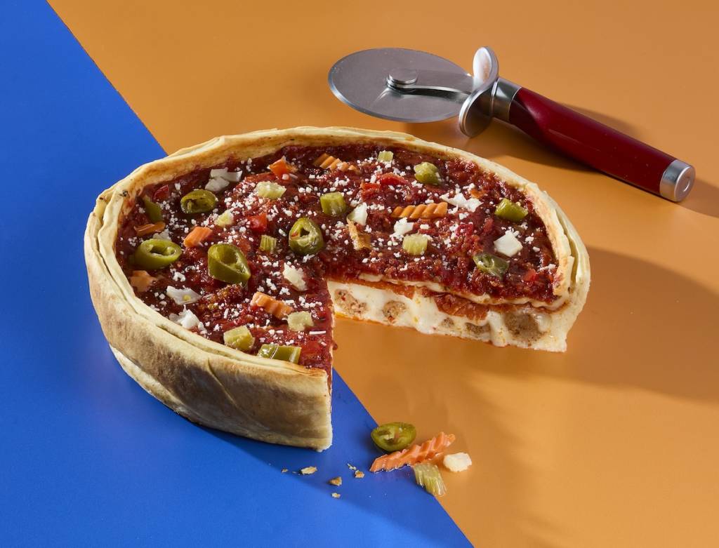 Giordano’s va a lanzar una pizza de edición limitada inspirada en el Gran Incendio de Chicago