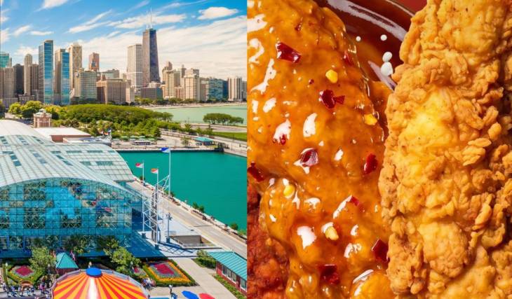 Chicago is hosting the world’s largest chicken tender festival, featuring spots like Hattie B’s, Dave’s Hot Chicken, and Harold’s