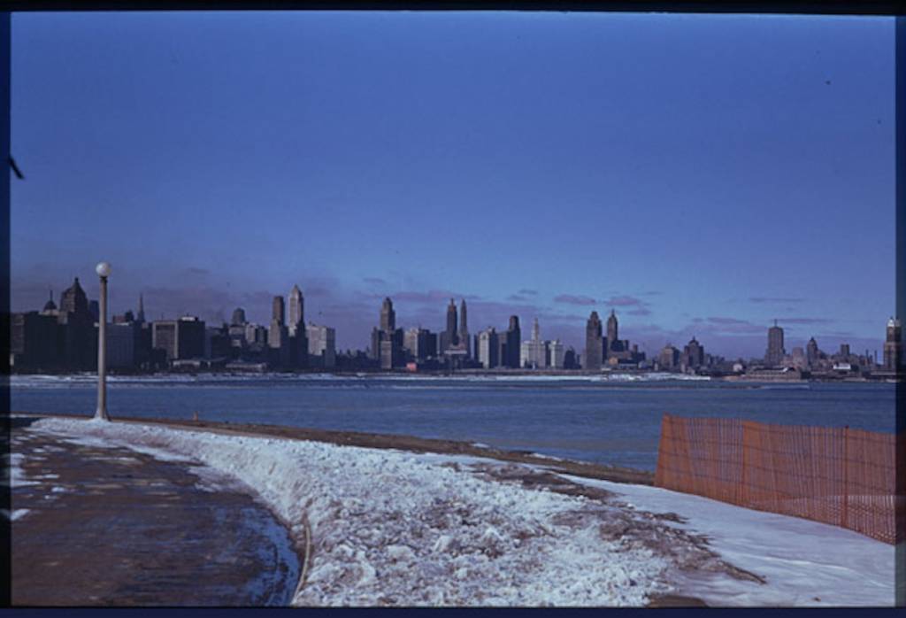 Chicago from Northerly Island in 1941