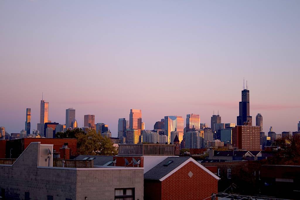 Chicago sunset
