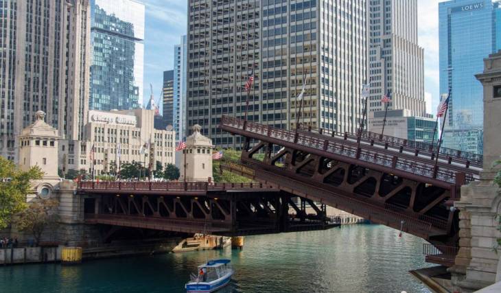 El CDOT anuncia el cierre total durante la noche del puente DuSable Lake Shore Drive de Chicago por trabajos de mantenimiento